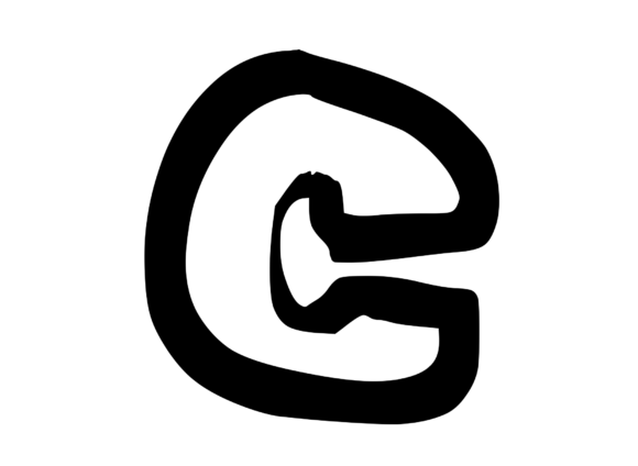 Bold Punk Hand Drawn Mono Letter C: A Designer's Review