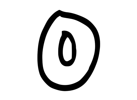 Bold Punk Hand Drawn Mono Number 0: A Designer's Review