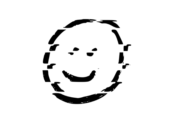 Glitch Smilie Emoji Face 1