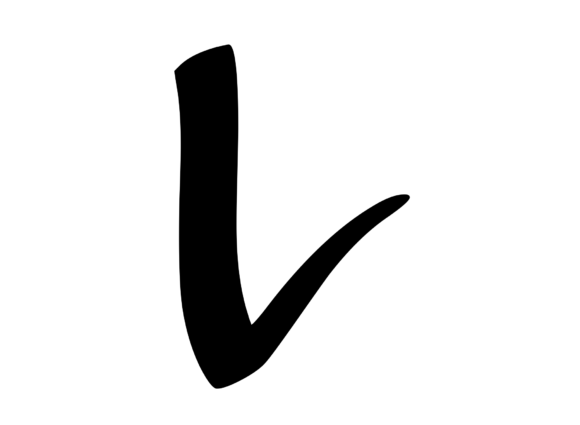 Graffiti Street Tag Mono Letter L