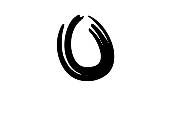 Old Brush Stroked Mono Number 0